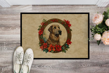 Load image into Gallery viewer, Irish Wolfhound Christmas Flowers Doormat-24x36 Indoor / Outdoor Rug | Made in USA