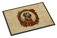 Load image into Gallery viewer, Irish Wolfhound Christmas Flowers Doormat