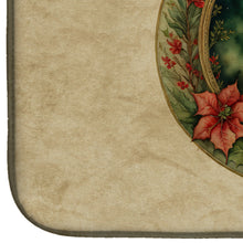 Load image into Gallery viewer, Jack Russell Terrier Christmas Flowers Dish Drying Mat