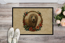 Load image into Gallery viewer, Komondor Christmas Flowers Doormat
