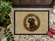 Load image into Gallery viewer, Labrador Retriever Christmas Flowers Doormat-24x36 Indoor / Outdoor Rug | Made in USA