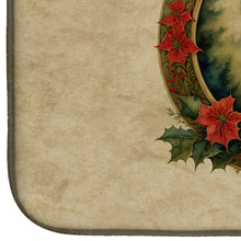 Load image into Gallery viewer, Labrador Retriever Christmas Flowers Dish Drying Mat