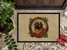 Load image into Gallery viewer, Leonberger Christmas Flowers Doormat