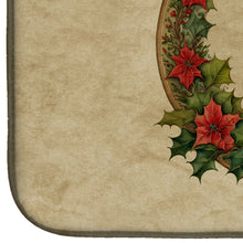 Load image into Gallery viewer, Miniature Pinscher Christmas Flowers Dish Drying Mat
