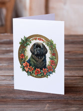 Load image into Gallery viewer, Newfoundland Christmas Flowers Greeting Cards - Blank Note Cards – 8-Pack of Artist-Designed Cards with Envelopes