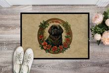 Load image into Gallery viewer, Newfoundland Christmas Flowers Doormat