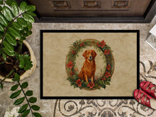 Load image into Gallery viewer, Nova Scotia Duck Tolling Retriever Christmas Flowers Doormat-24x36 Indoor / Outdoor Rug | Made in USA