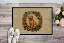 Load image into Gallery viewer, Poodle Christmas Flowers Doormat - 18X27 Indoor / Outdoor Rug | Made in USA
