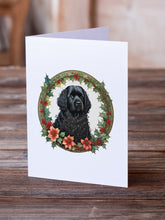 Load image into Gallery viewer, Puli Christmas Flowers Greeting Cards - Blank Note Cards – 8-Pack of Artist-Designed Cards with Envelopes