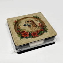 Load image into Gallery viewer, Saluki Christmas Flowers PU Leather Note Paper Holder