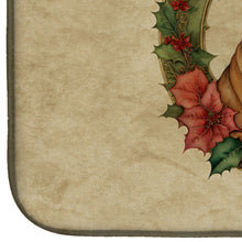 Load image into Gallery viewer, Shar Pei Christmas Flowers Dish Drying Mat