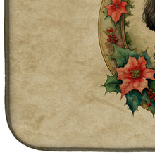 Load image into Gallery viewer, Shih Tzu Christmas Flowers Dish Drying Mat