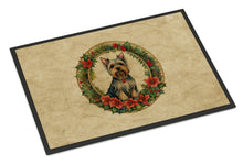 Load image into Gallery viewer, Silky Terrier Christmas Flowers Doormat