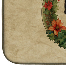Load image into Gallery viewer, Welsh Springer Spaniel Christmas Flowers Dish Drying Mat