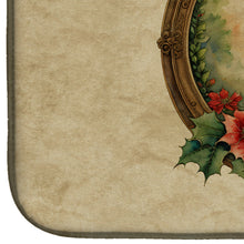 Load image into Gallery viewer, Yorkie Christmas Flowers Dish Drying Mat