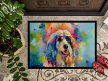 Load image into Gallery viewer, Afghan Hound Hippie Dawg Doormat - 24x36 Decorative Floor Mat – Indoor/Outdoor Rug with Artistic Flair