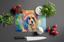 Load image into Gallery viewer, Afghan Hound Hippie Dawg Glass Cutting Boards – Durable, Decorative Kitchen Art Large