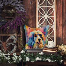 Load image into Gallery viewer, Afghan Hound Hippie Dawg Fabric Decorative Pillow