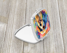 Load image into Gallery viewer, Afghan Hound Hippie Dawg Compact Mirror – Stylish Purse Mirror with Artistic Covers