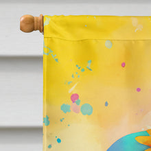 Load image into Gallery viewer, Airedale Terrier Hippie Dawg House Flag