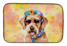 Load image into Gallery viewer, Airedale Terrier Hippie Dawg Dish Drying Mat