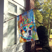 Load image into Gallery viewer, Akita Hippie Dawg House Flag