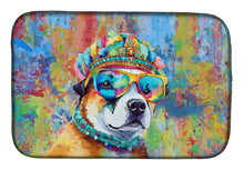 Load image into Gallery viewer, Akita Hippie Dawg Dish Drying Mat