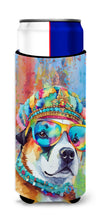 Load image into Gallery viewer, Akita Hippie Dawg Slim Can Huggers – Fun, Functional Drink Coolers for Every Occasion