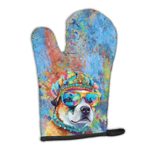 Load image into Gallery viewer, Akita Hippie Dawg Oven Mitt