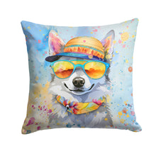 Load image into Gallery viewer, Alaskan Klee Kai Hippie Dawg Fabric Decorative Pillow