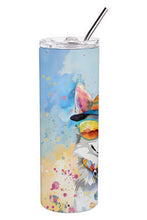 Load image into Gallery viewer, Alaskan Klee Kai Hippie Dawg Stainless Steel Skinny Tumbler