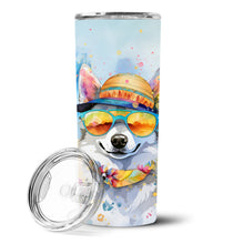Load image into Gallery viewer, Alaskan Klee Kai Hippie Dawg Stainless Steel Skinny Tumbler