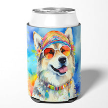 Load image into Gallery viewer, Alaskan Malamute Hippie Dawg Can or Bottle Hugger