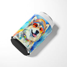 Load image into Gallery viewer, Alaskan Malamute Hippie Dawg Can or Bottle Hugger