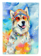 Load image into Gallery viewer, Alaskan Malamute Hippie Dawg House Flag