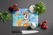 Load image into Gallery viewer, Alaskan Malamute Hippie Dawg Glass Cutting Boards – Durable, Decorative Kitchen Art Large