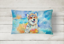 Load image into Gallery viewer, Alaskan Malamute Hippie Dawg Fabric Decorative Pillow