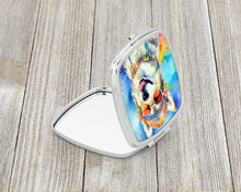 Load image into Gallery viewer, Alaskan Malamute Hippie Dawg Compact Mirror – Stylish Purse Mirror with Artistic Covers