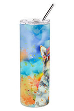 Load image into Gallery viewer, Alaskan Malamute Hippie Dawg Stainless Steel Skinny Tumbler