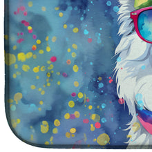 Load image into Gallery viewer, American Eskimo Hippie Dawg Dish Drying Mat