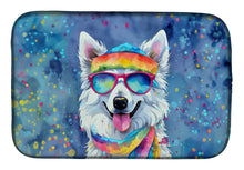 Load image into Gallery viewer, American Eskimo Hippie Dawg Dish Drying Mat