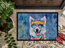 Load image into Gallery viewer, American Eskimo Hippie Dawg Doormat