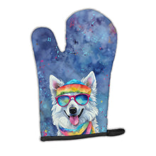 Load image into Gallery viewer, American Eskimo Hippie Dawg Oven Mitt