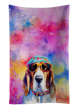 Load image into Gallery viewer, Basset Hound Hippie Dawg Kitchen Towel
