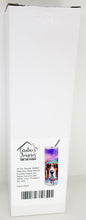 Load image into Gallery viewer, Basset Hound Hippie Dawg Stainless Steel Skinny Tumbler