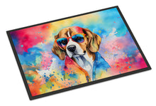 Load image into Gallery viewer, Beagle Hippie Dawg Doormat - 24x36 Decorative Floor Mat – Indoor/Outdoor Rug with Artistic Flair