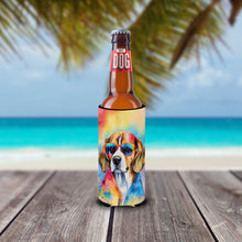 Load image into Gallery viewer, Beagle Hippie Dawg Slim Can Huggers – Fun, Functional Drink Coolers for Every Occasion