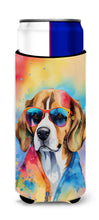 Load image into Gallery viewer, Beagle Hippie Dawg Slim Can Huggers – Fun, Functional Drink Coolers for Every Occasion