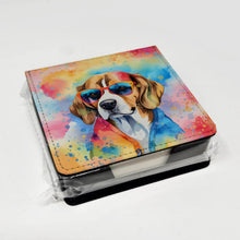 Load image into Gallery viewer, Beagle Hippie Dawg PU Leather Note Paper Holder