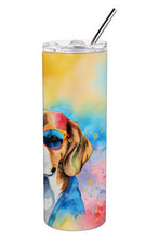 Load image into Gallery viewer, Beagle Hippie Dawg Stainless Steel Skinny Tumbler